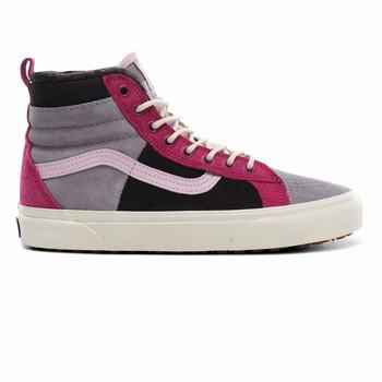 Női Vans SK8-Hi 46 MTE DX Magasszárú Cipő VA6207948 Szürke/Obszidián